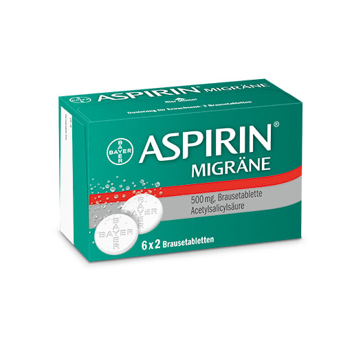 ASPIRIN MIGR&Auml;NE 500 mg Brausetabletten