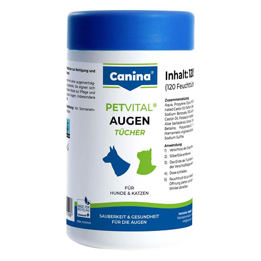 PETVITAL Feuchtt&uuml;cher f.Augen vet.