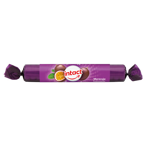 INTACT Traubenzucker Rolle Maracuja