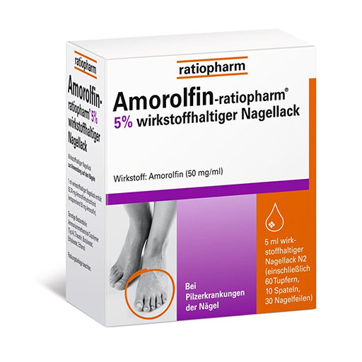 AMOROLFIN-ratiopharm 5% wirkstoffhalt.Nagellack