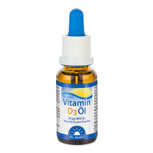 VITAMIN D3 &Ouml;L 800 I.E. D3 Dr.Jacob's Tropf.z.Einn.