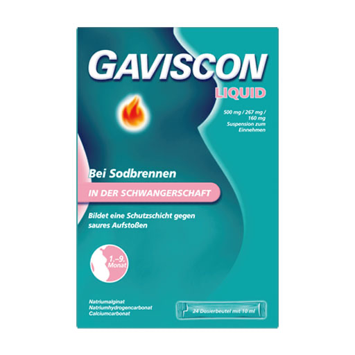 GAVISCON Liquid 500 mg/267 mg/160 mg Susp.z.Einn.
