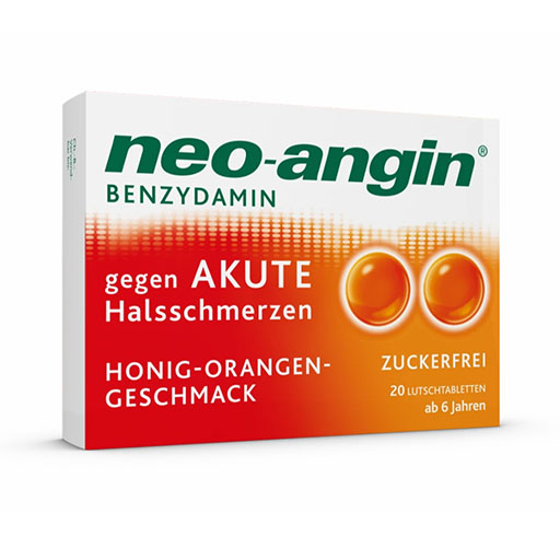 NEO-ANGIN Benzydamin akute Halsschmerz.Honig-Oran.