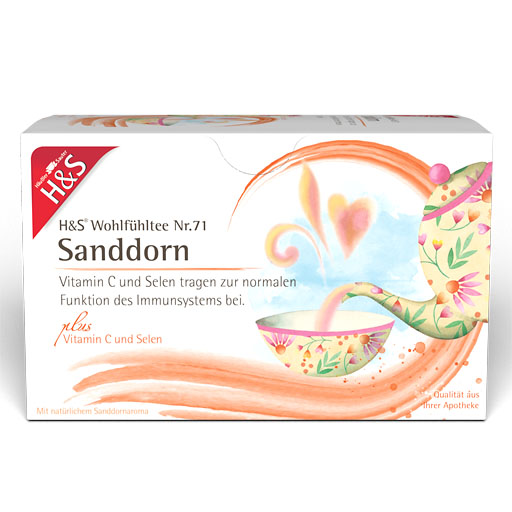 H&S Sanddorn m.Vitamin C und Selen Filterbeutel