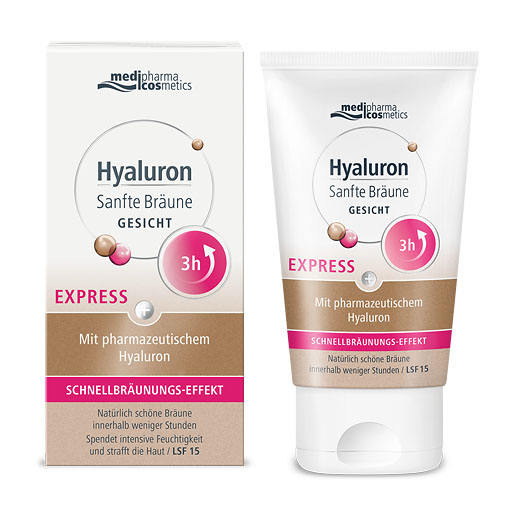 HYALURON SANFTE Br&auml;une Express Gesicht Creme