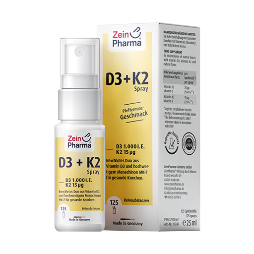 VITAMIN D3+K2 1000 I.E. Spray