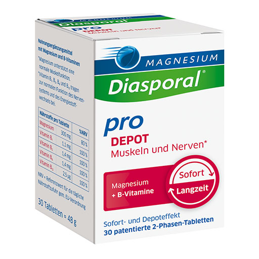 MAGNESIUM DIASPORAL pro+B-Vit.DEPOT Musk.+Nerv.Tab