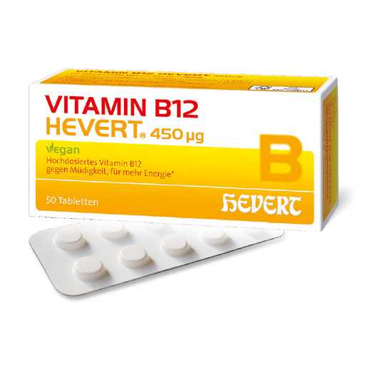 VITAMIN B12 HEVERT 450 &mu;g Tabletten