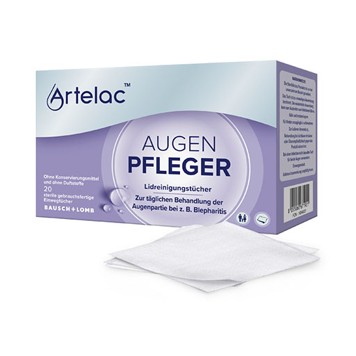 ARTELAC Augenpfleger Lidreinigungst&uuml;cher